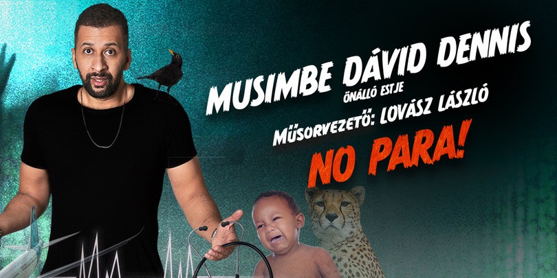 DUMASZÍNHÁZ /// „NO PARA!” / Musimbe Dávid Dennis önálló estje Komáromban
