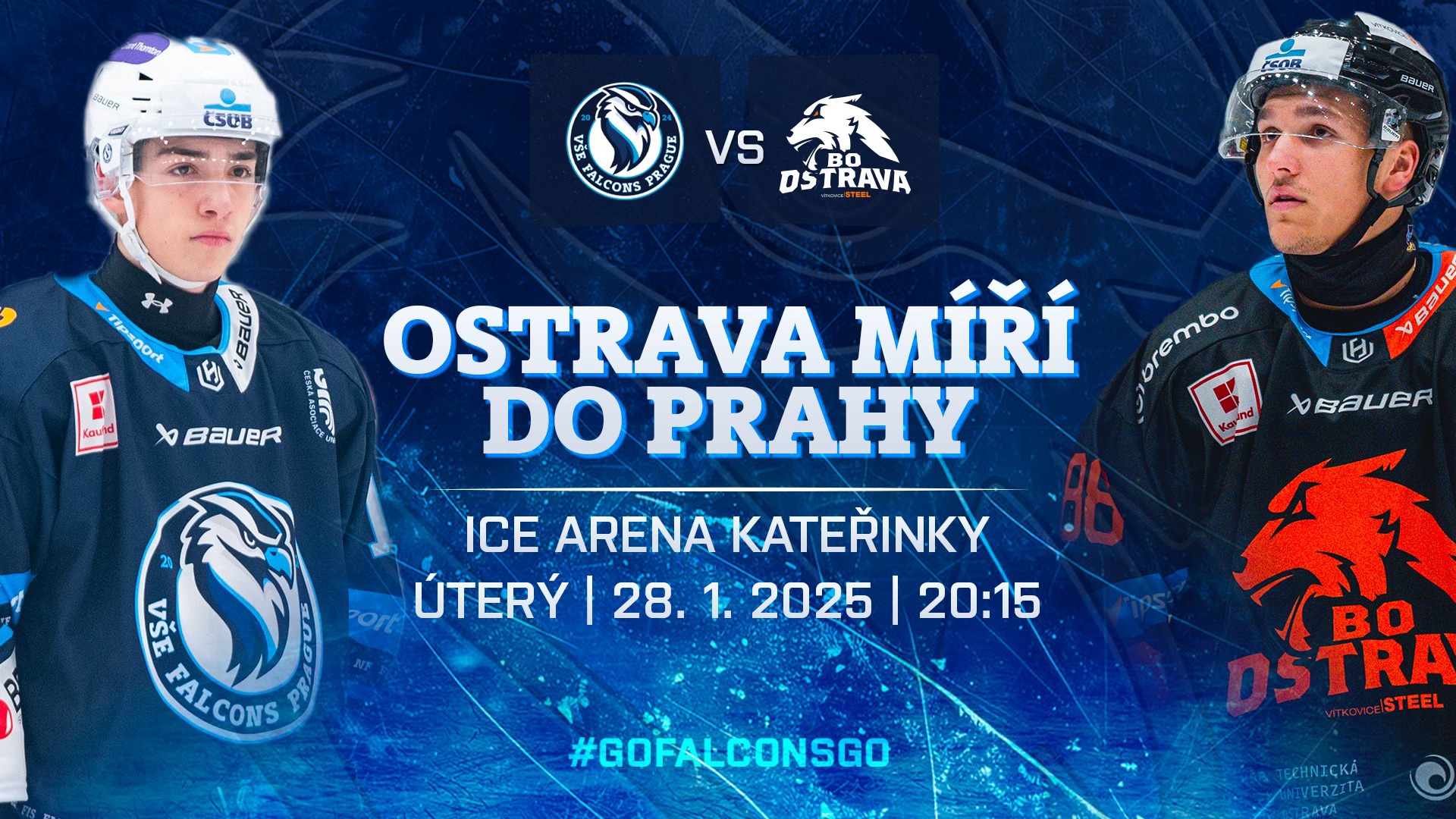 JSME ZPÁTKY! | VŠE Falcons Prague vs. BO Ostrava