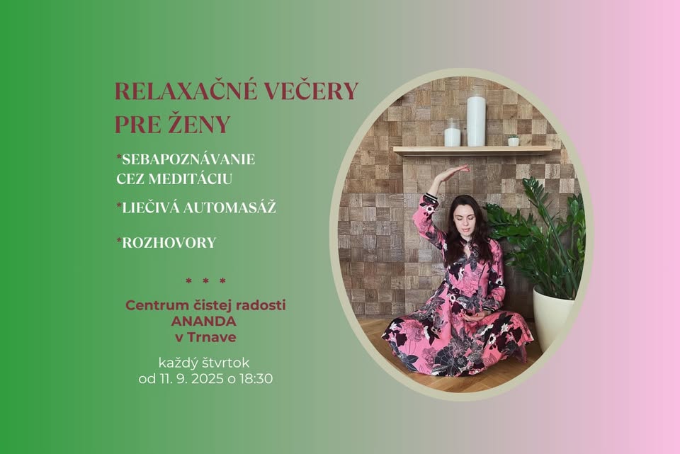 🌸 Relaxačné večery pre ženy v Trnave🌸