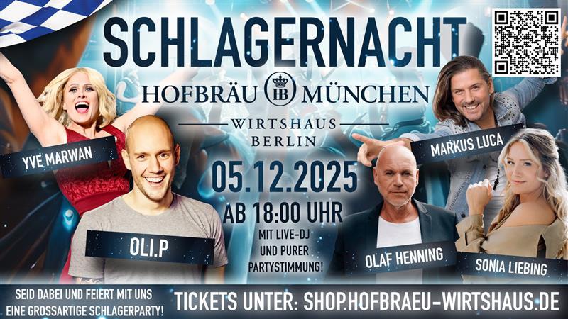Schlagernacht im Hofbräu Berlin