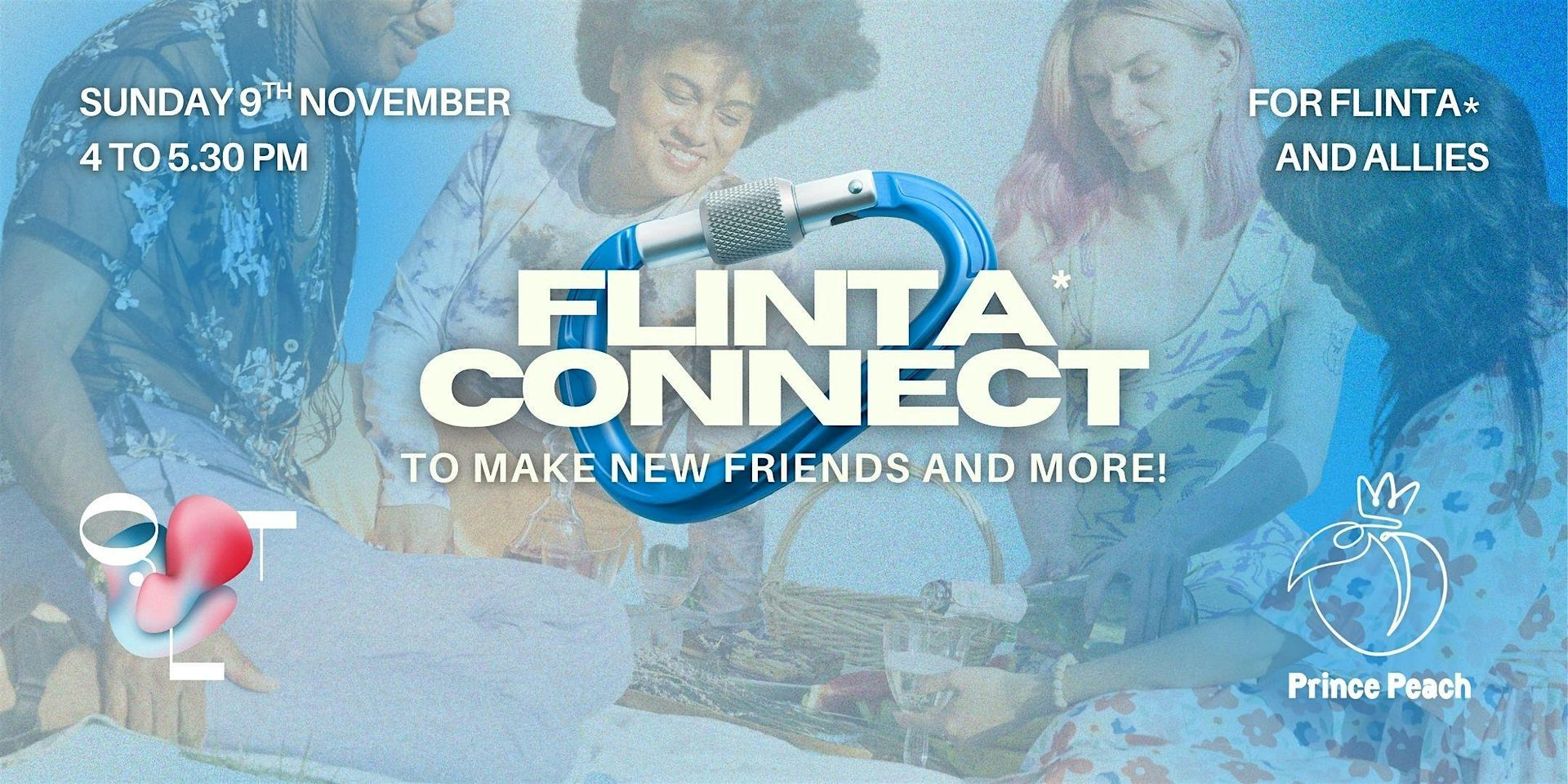 FLINTA CONNECT at Prince Peach Café Berlin - To make new friends and more!