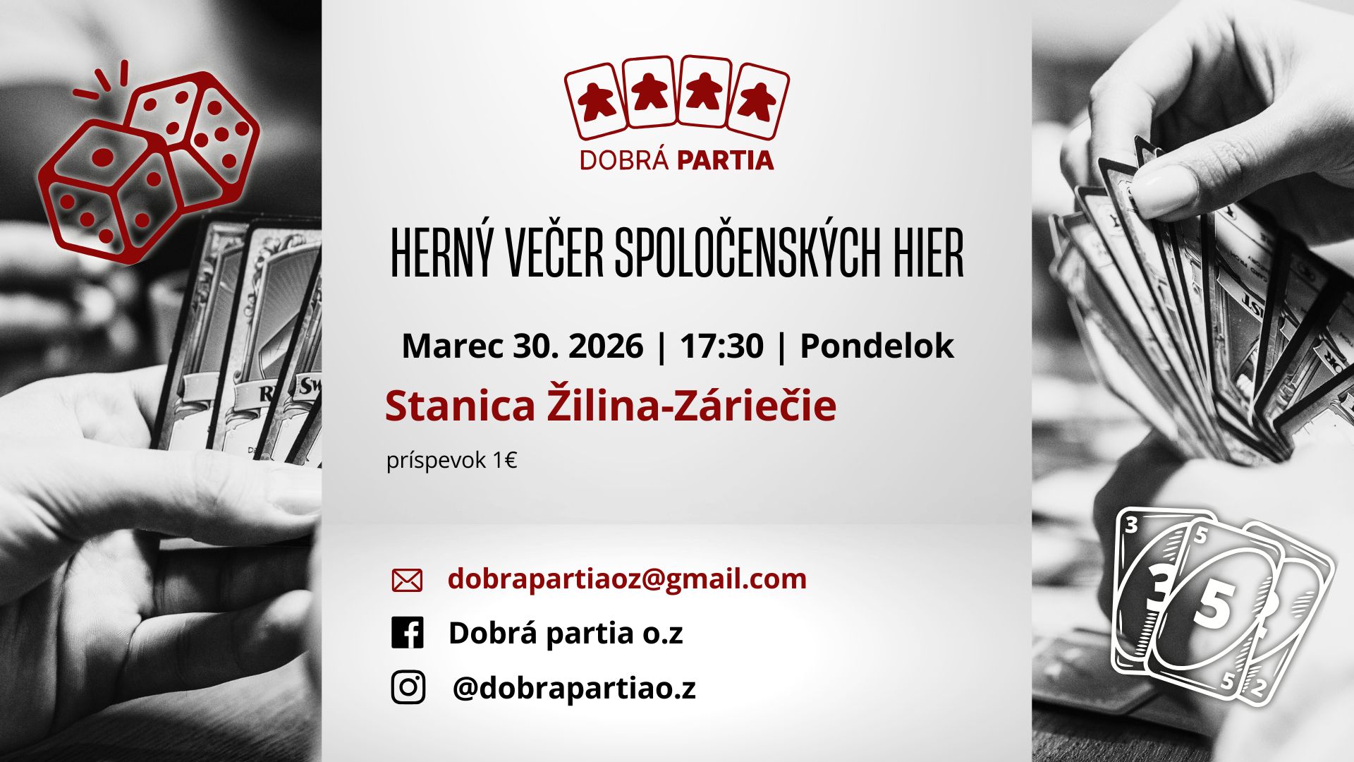 Dobra partia - večer stolových hier