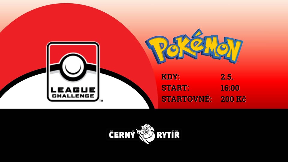 Černý Rytíř POKÉMON League Challenge květen
