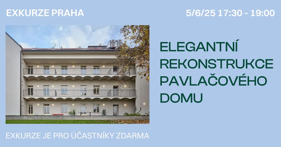 Exkurze v Praze: Elegantní rekonstrukce pavlačového domu