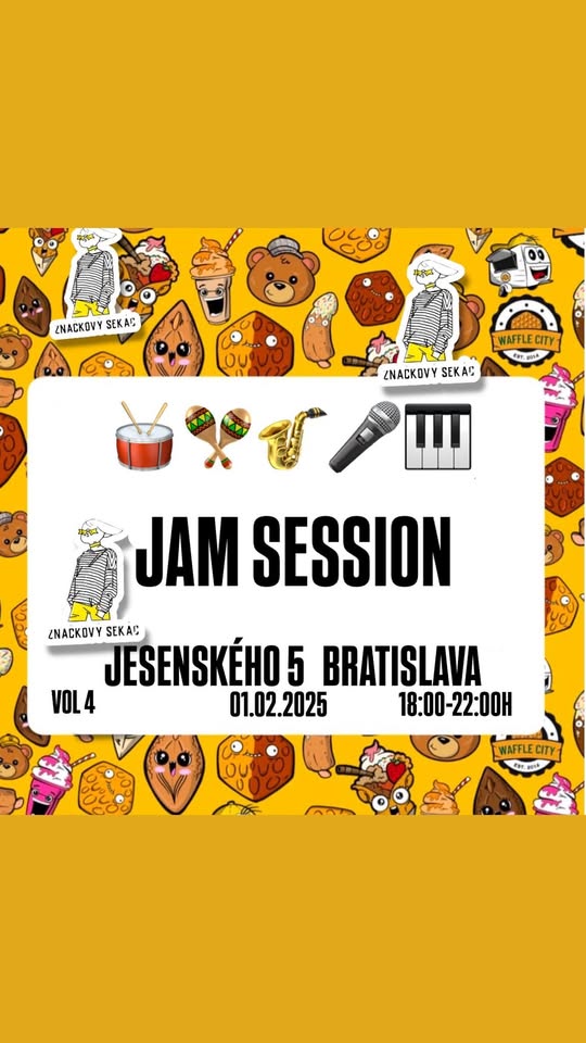 HUDOBNÉ JAM SESSION V ZNAČKOVOM SEKÁCI