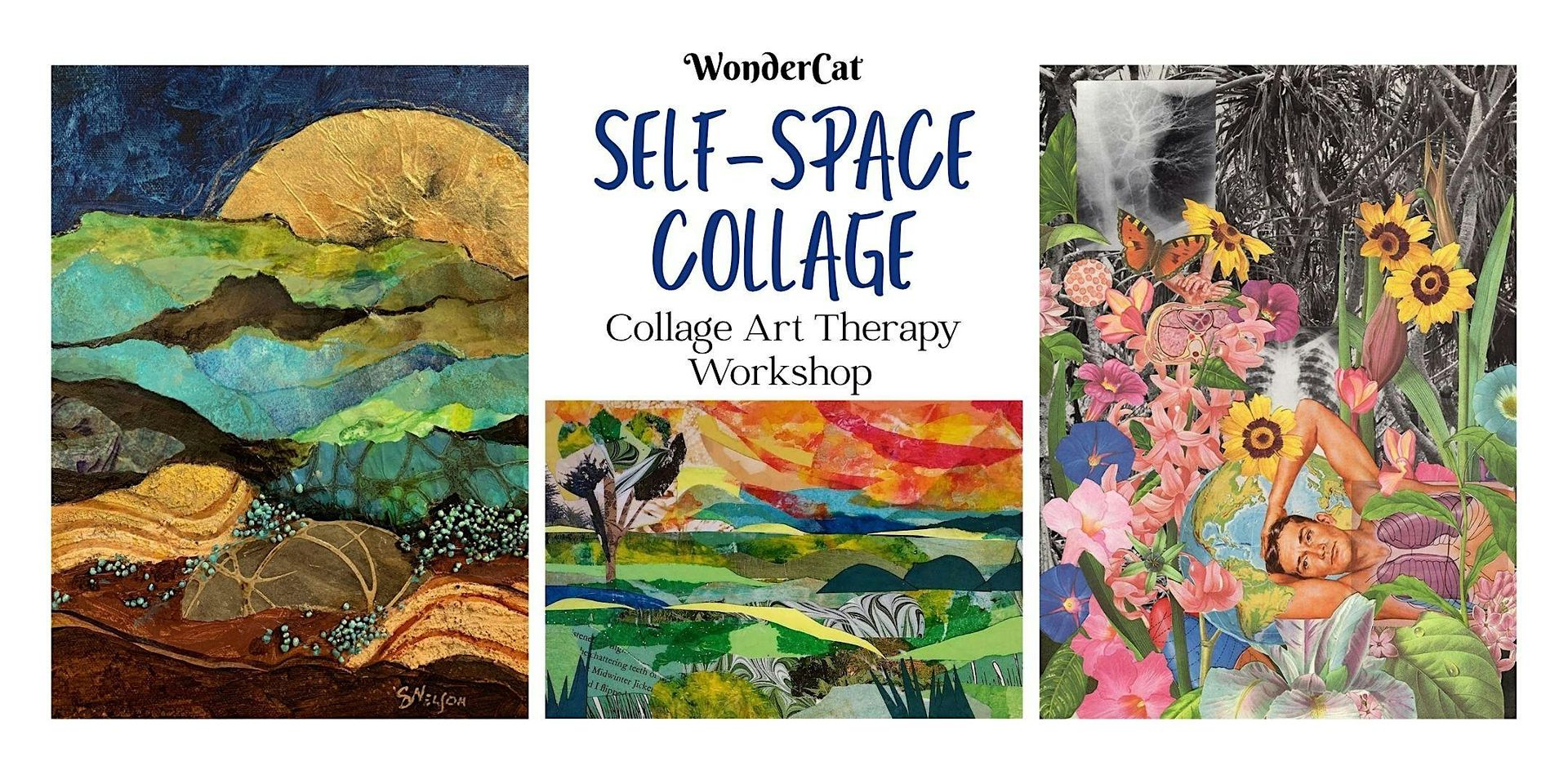 Safe Place Collage – Art therapy workshop (beginner-friendly)
