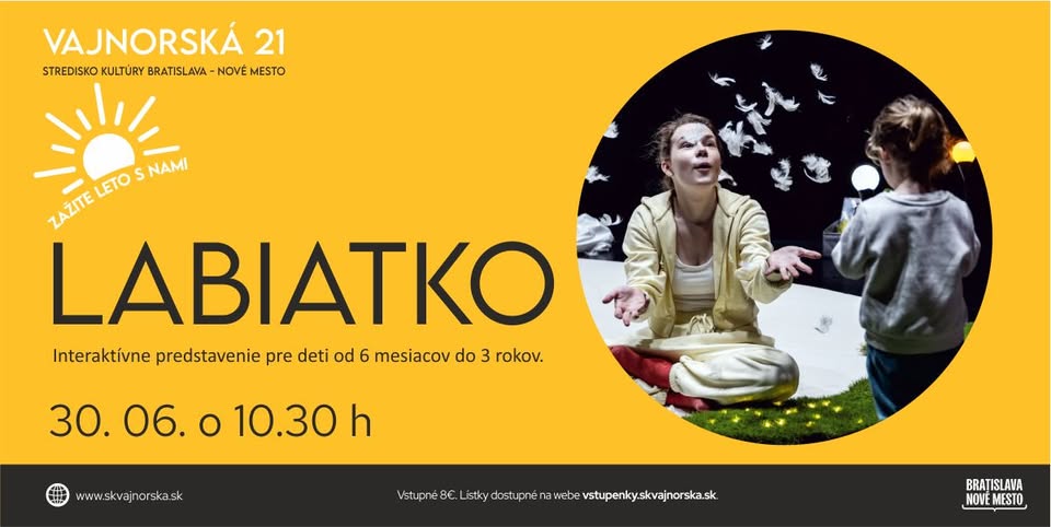 Labiatko - predstavenie pre deti od 6 mesiacov do 3 rokov