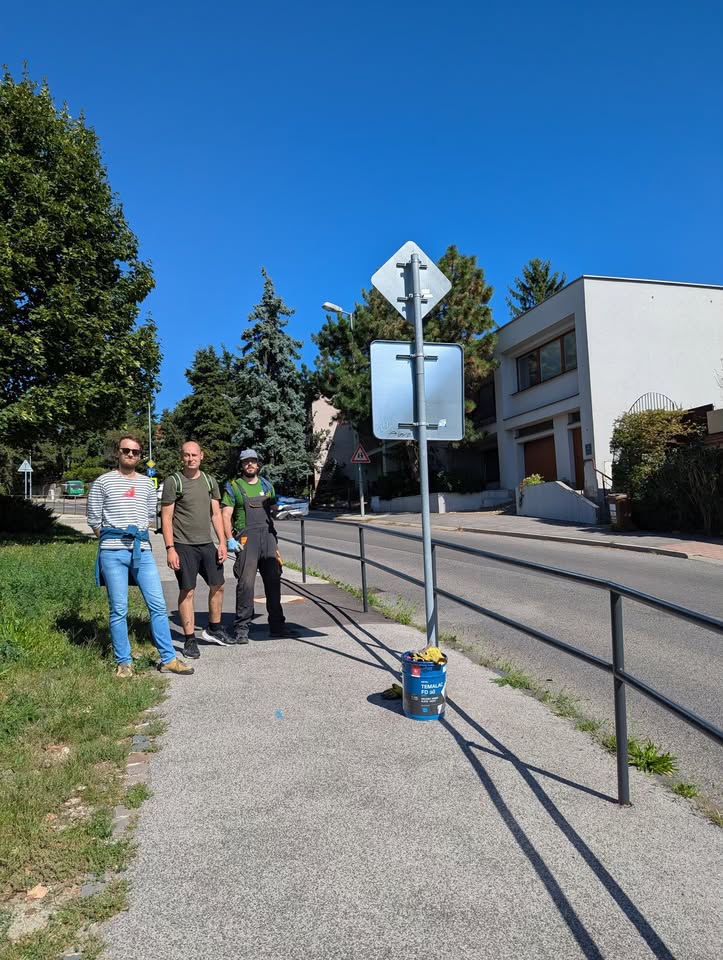 Záverečné tohtoročné maľovanie na Kramároch