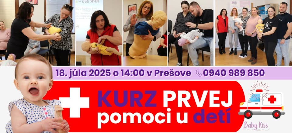Kurz prvej pomoci u detí v Prešove