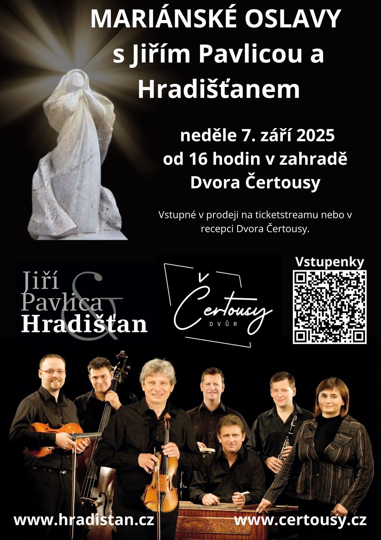 MARIÁNSKÉ OSLAVY  s Jiřím Pavlicou a Hradišťanem