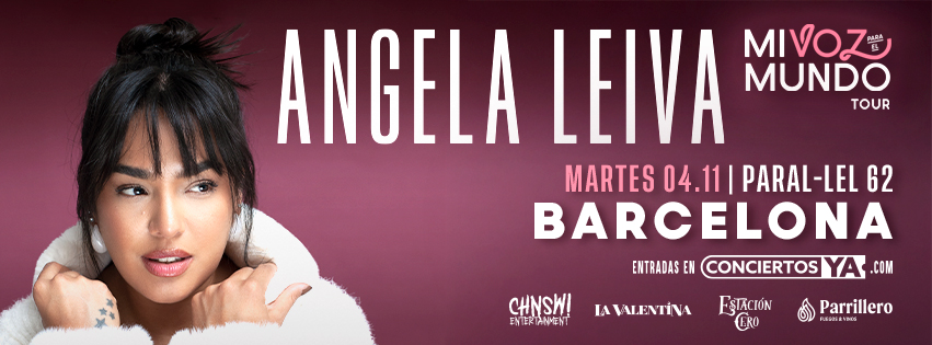 Angela Leiva en Barcelona