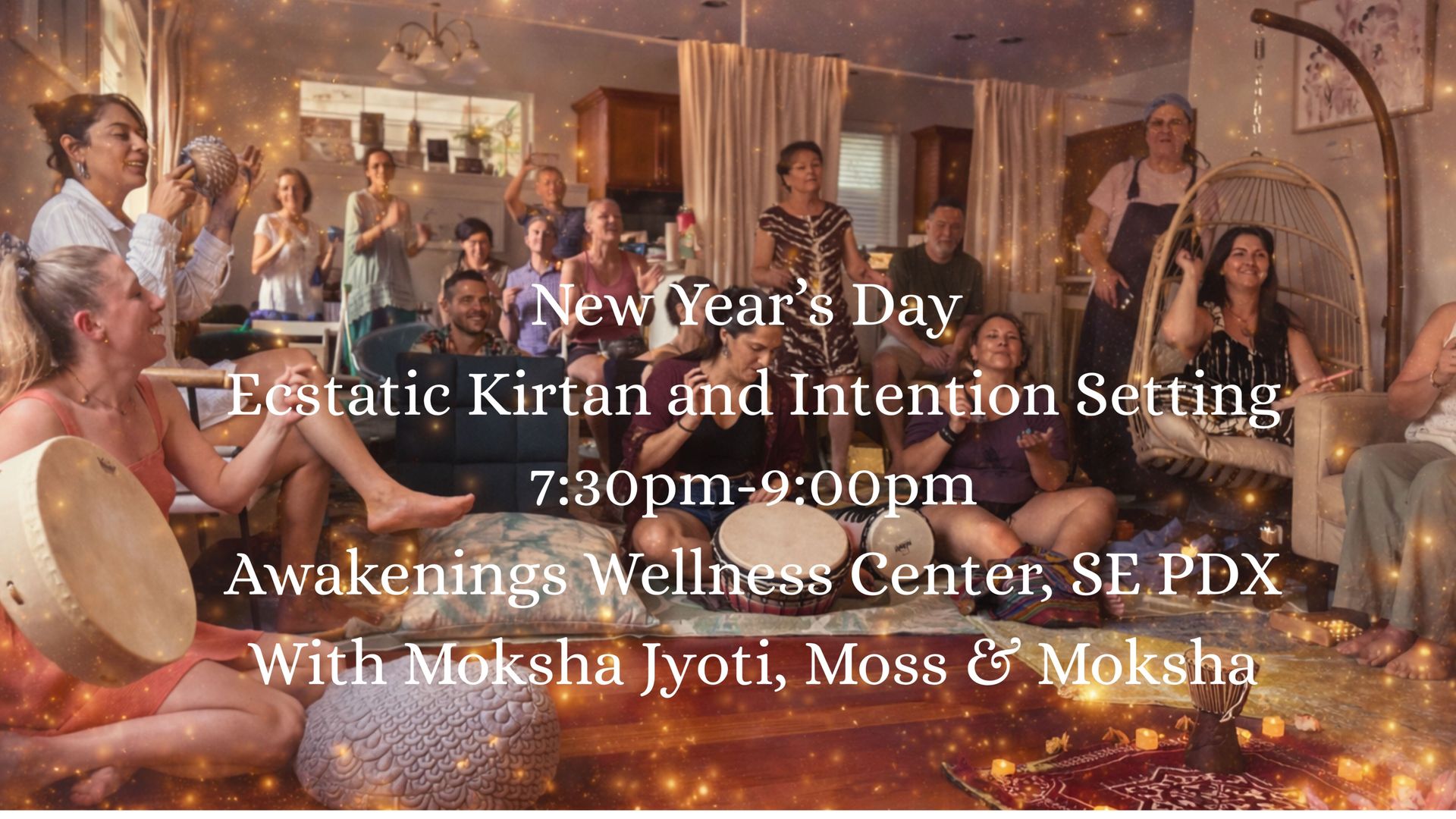 New Year Intention Setting Ecstatic Kirtan & Community singing