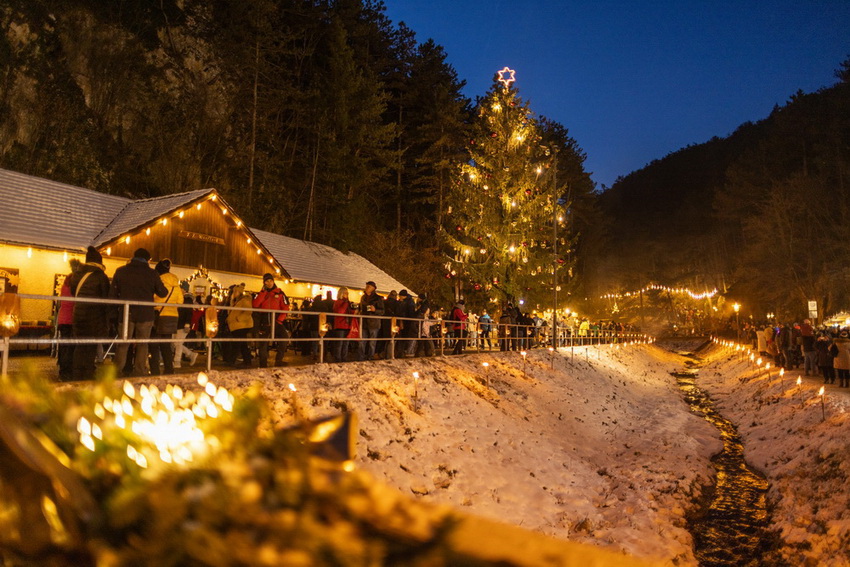 Advent in Lower Austria, Johannesbachklamm Christmas Market