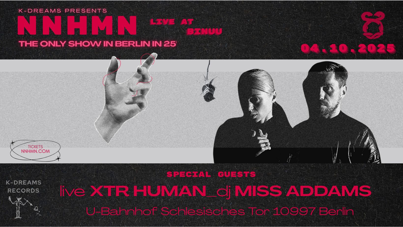 NNHMN + XTR Human live at BINUU - BERLIN