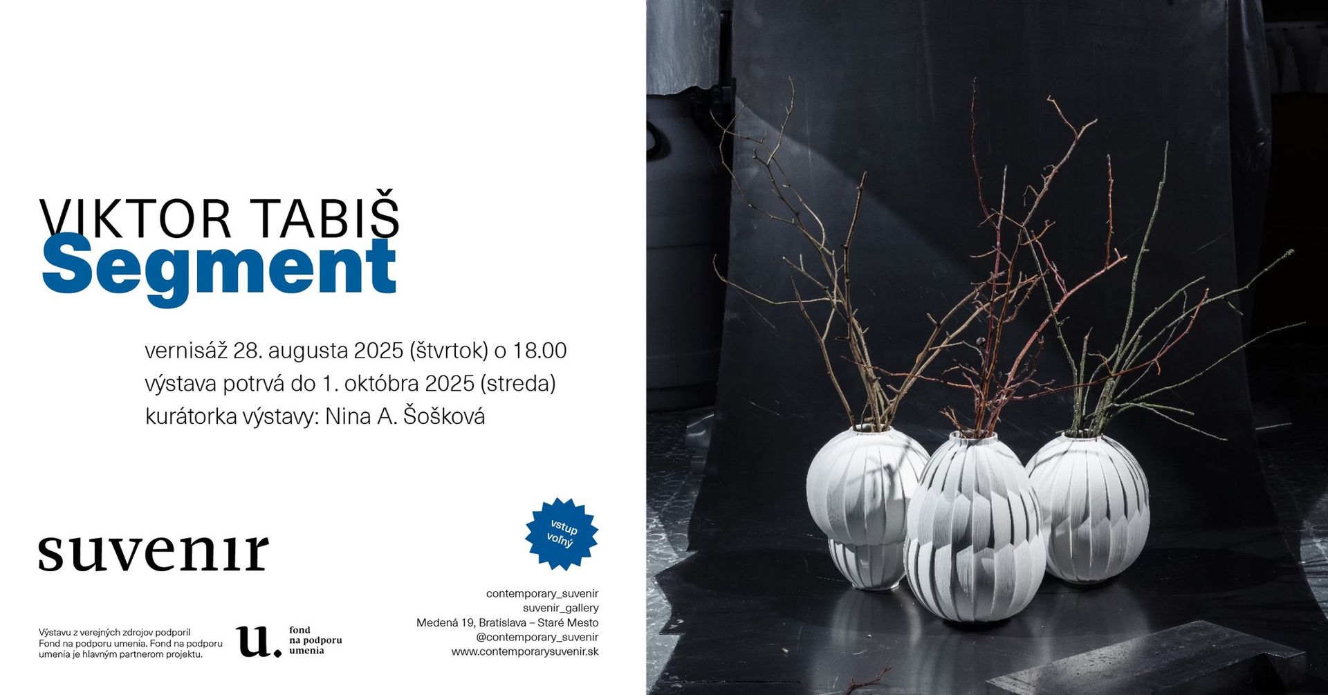 suvenir_gallery exhibition: VIKTOR TABIŠ, SEGMENT