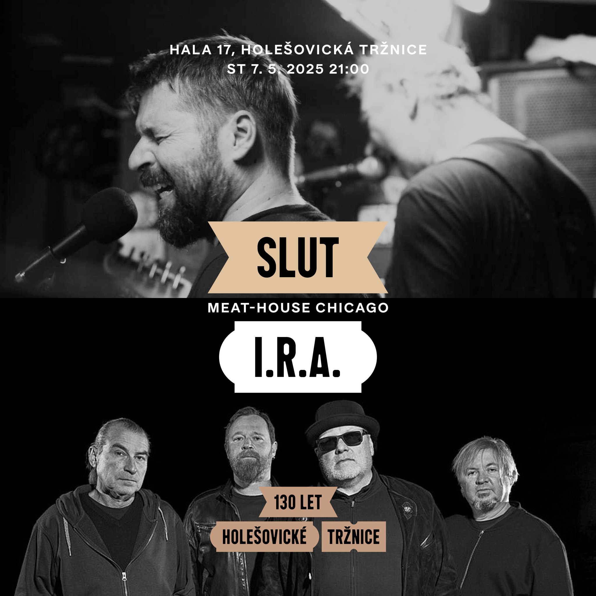 SLUT & Meat-House Chicago I.R.A. 🎸 Návrat legend v Holešovické tržnici
