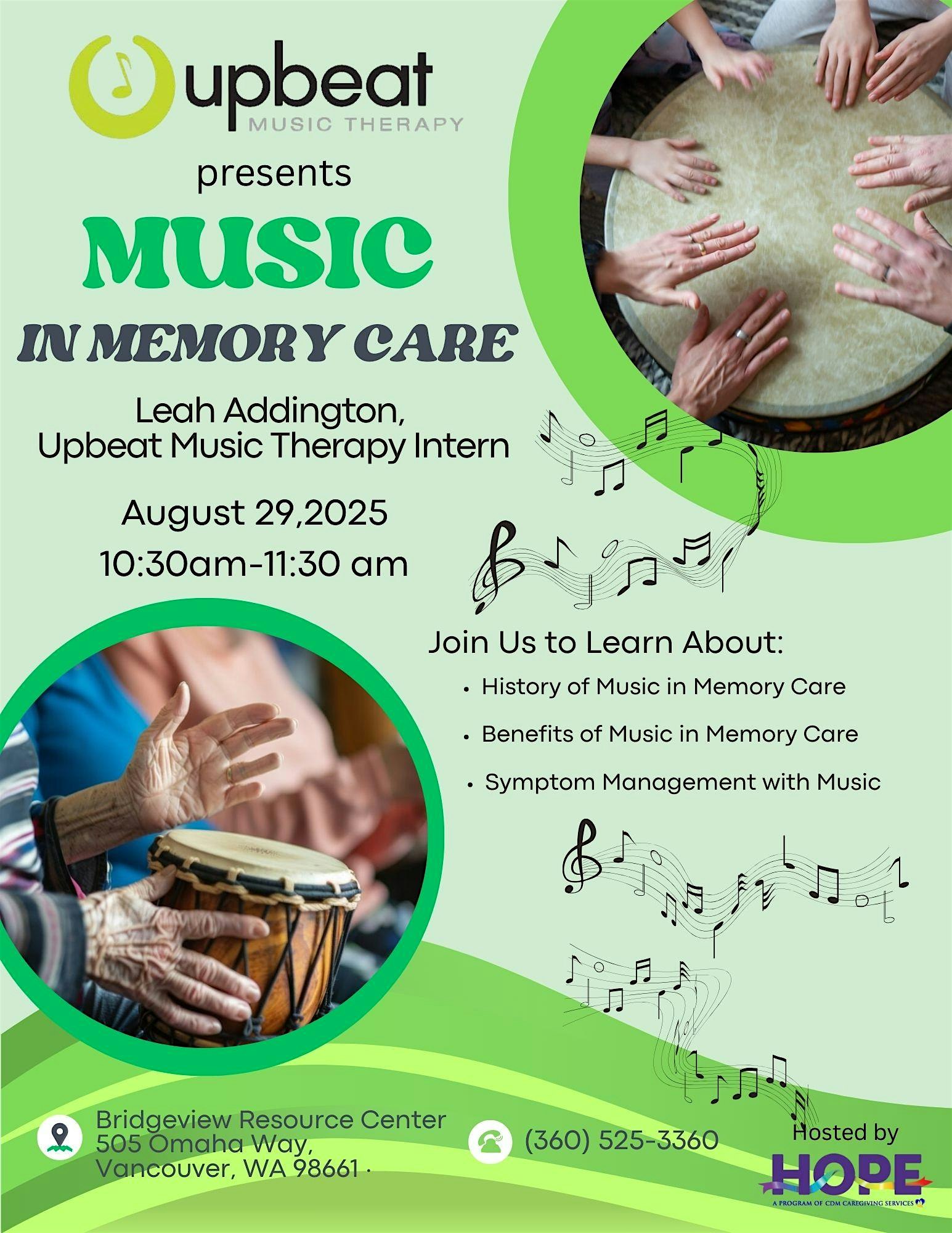 Music in Memory Care