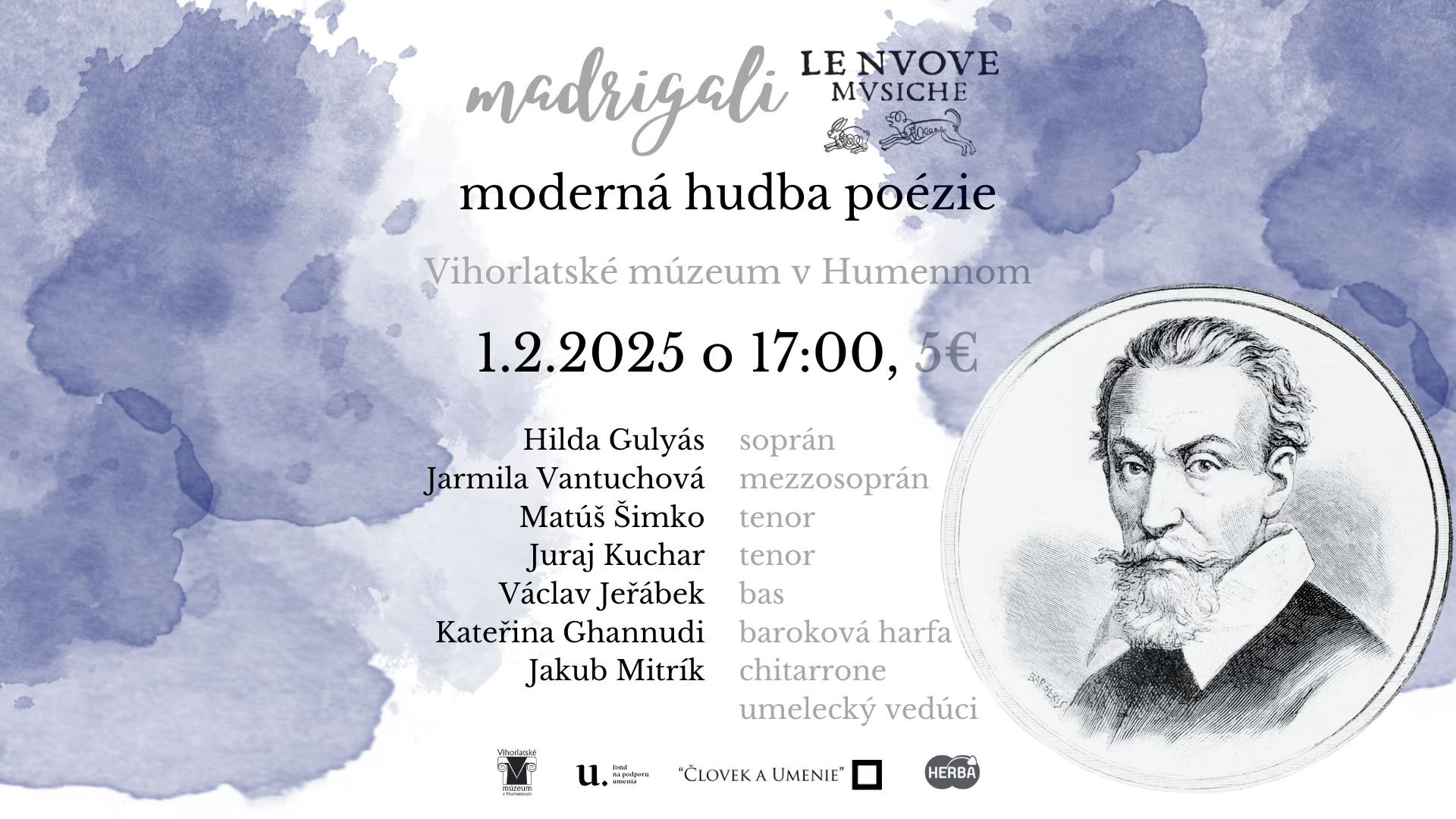 MADRIGALI moderná hudba poézie