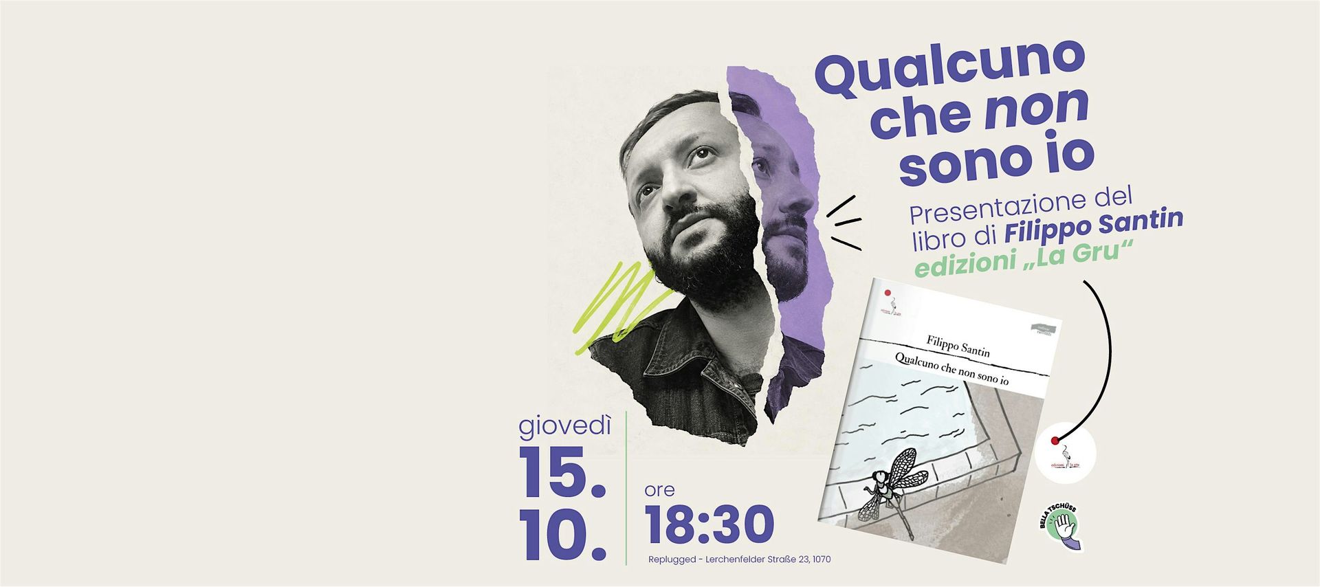 Presentazione del libro "Qualcuno che non sono io" di Filippo Santin