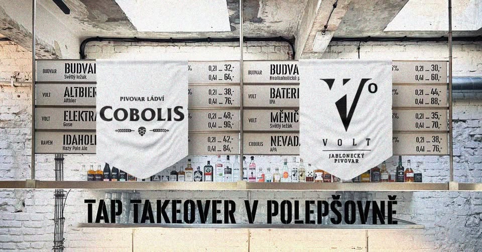 🔥 TAP TAKEOVER: PIVOVAR VOLT & PIVOVAR COBOLIS v POLEPŠOVNĚ! 🔥