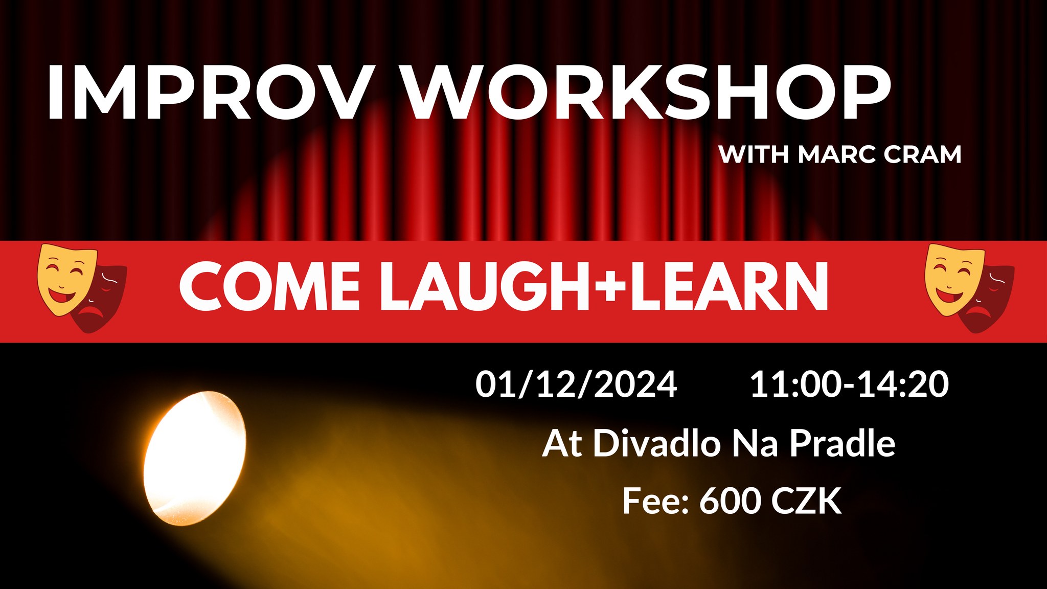 IMPROV WORKSHOP WITH MARC CRAM