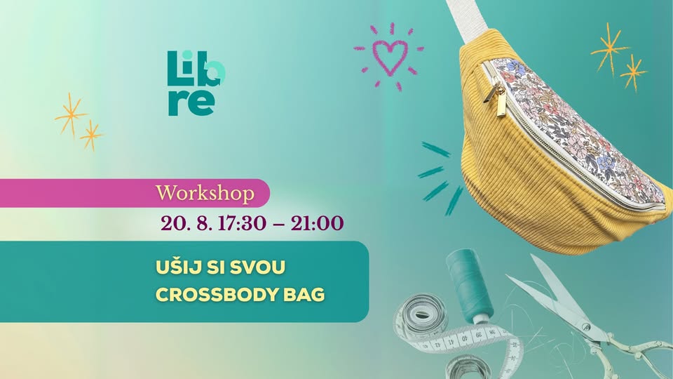 Ušij si svou crossbody bag | Tvořivý workshop