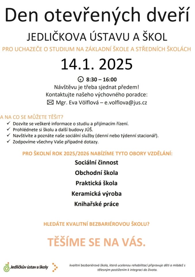 Den otevřených dveří pro zájemce o studium
