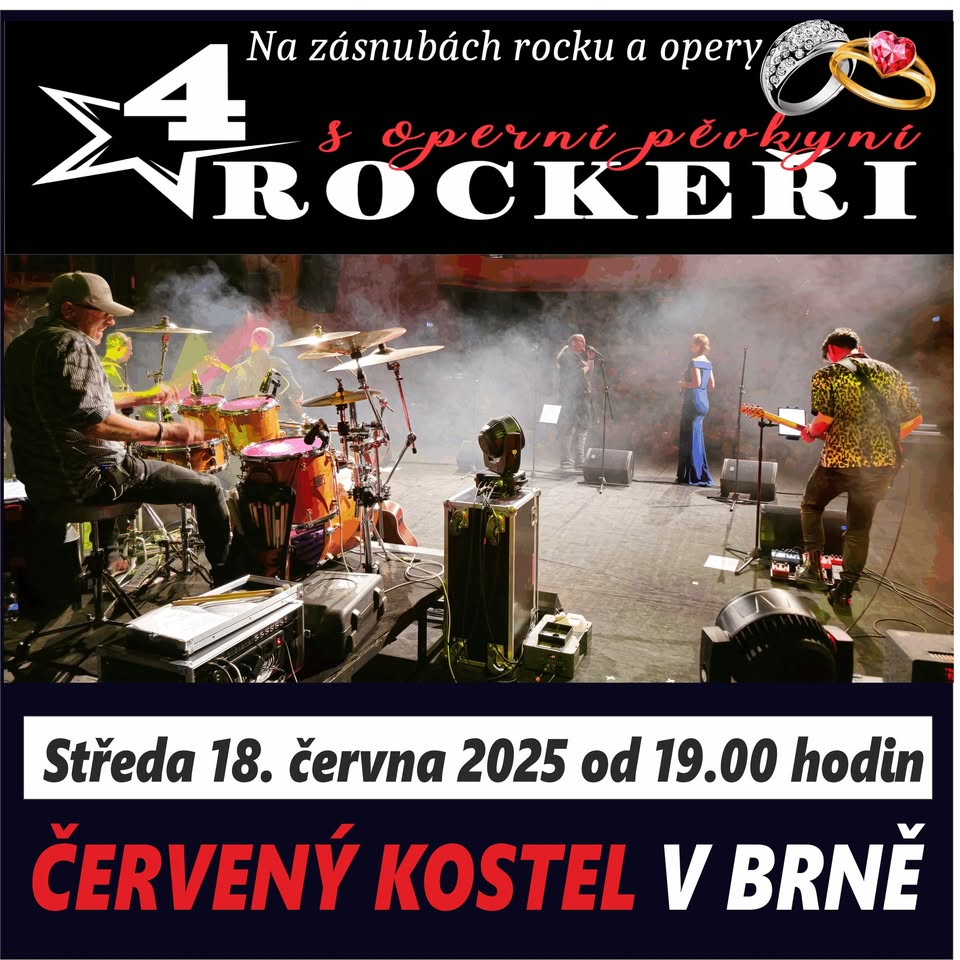 4 ROCKEŘI s operní pěvkyní