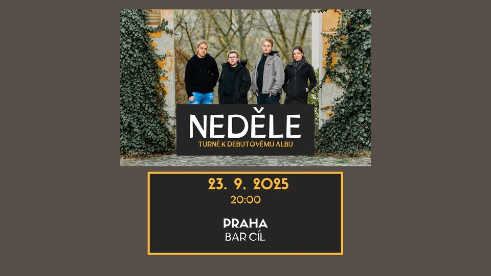 CÍL LIVE: Neděle v Praze | turné k debutovému albu