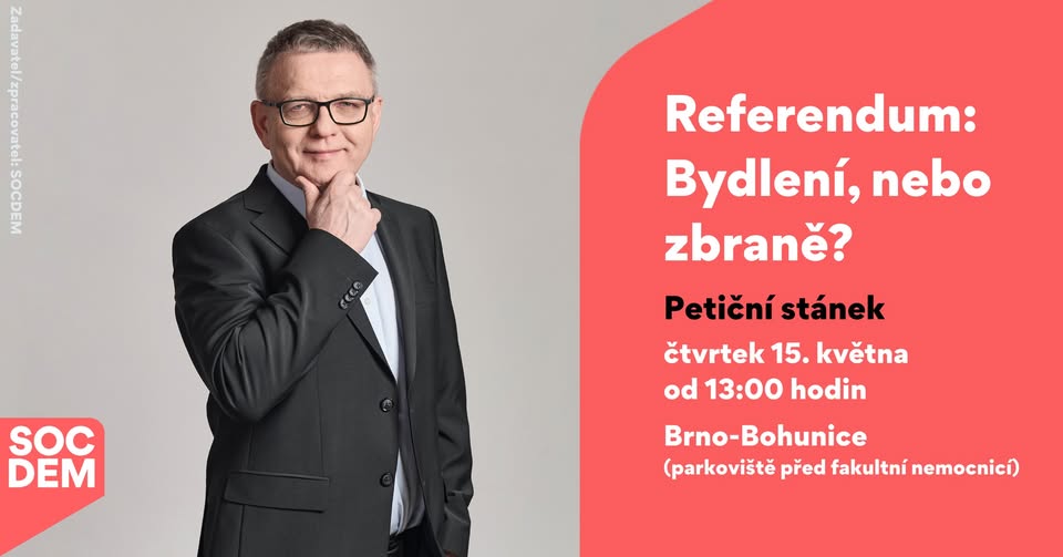 Referendum: Bydlení, nebo zbraně?