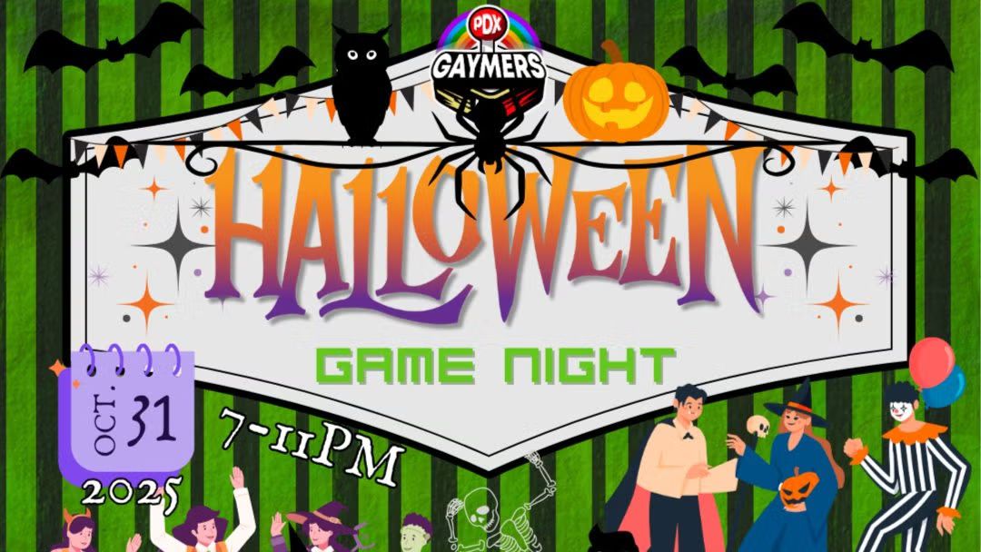 Halloween Game Night, Sponsored by Place to B