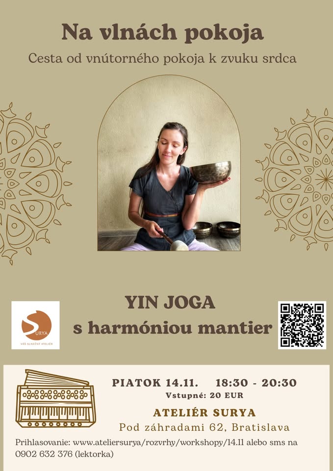 🕉️ Na vlnách pokoja – Yin joga s harmóniou mantier