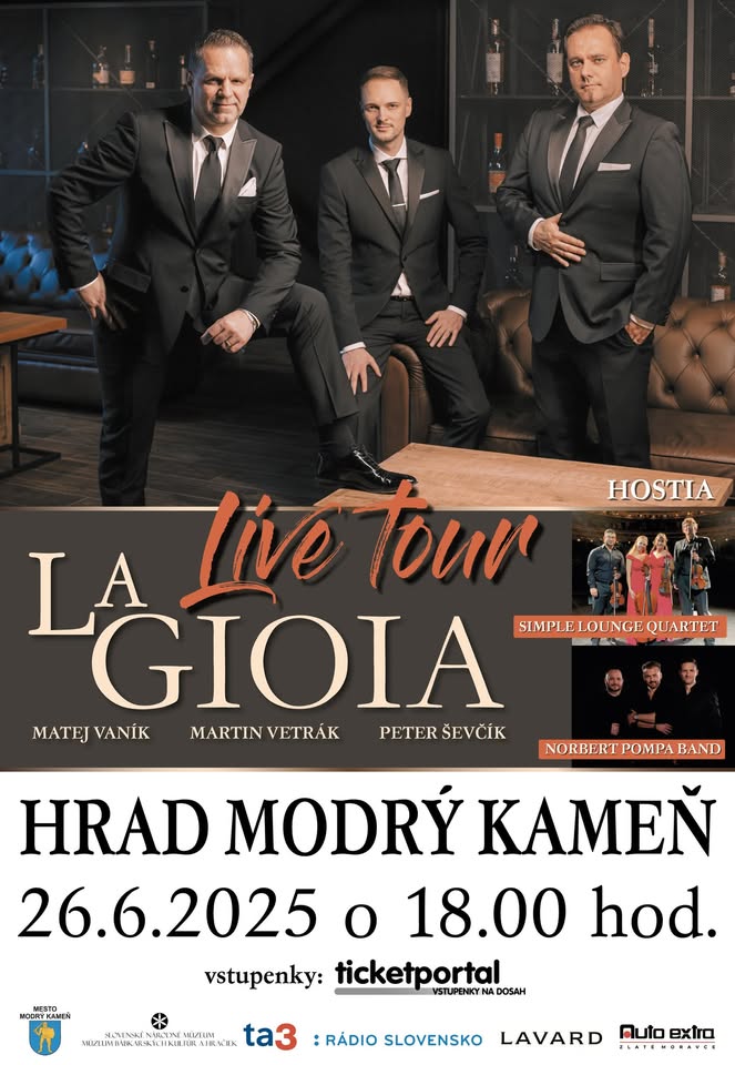 La Gioia live tour 2025