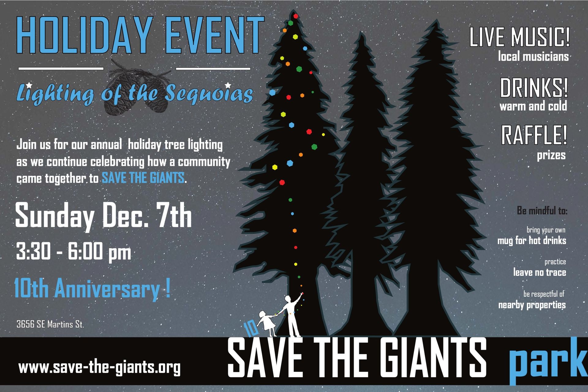 10th Annual Lighting of the Sequoias