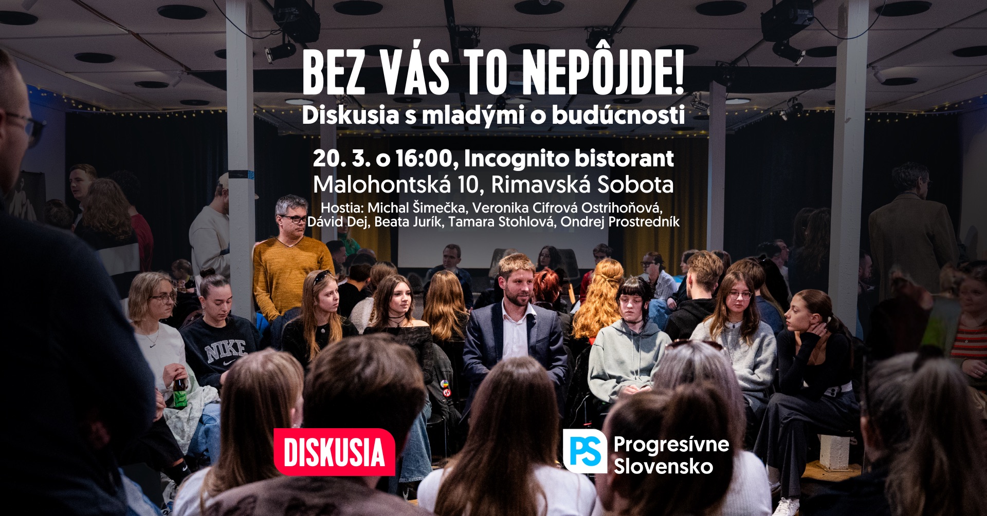 Bez vás to nepôjde | Diskusia s mladými o budúcnosti