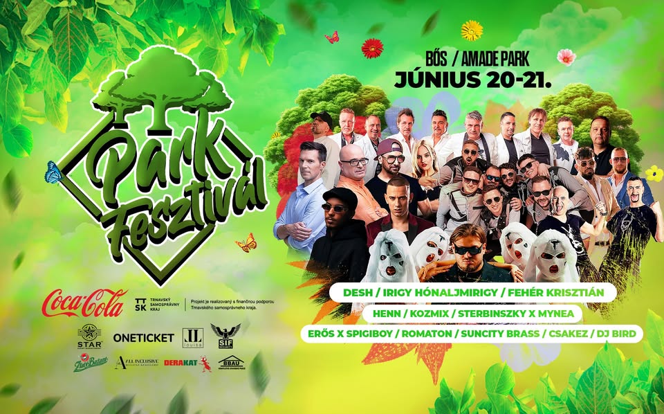 Park Fesztivál│BŐS, Szlovákia│Amadé park│2025.06.20.-21.