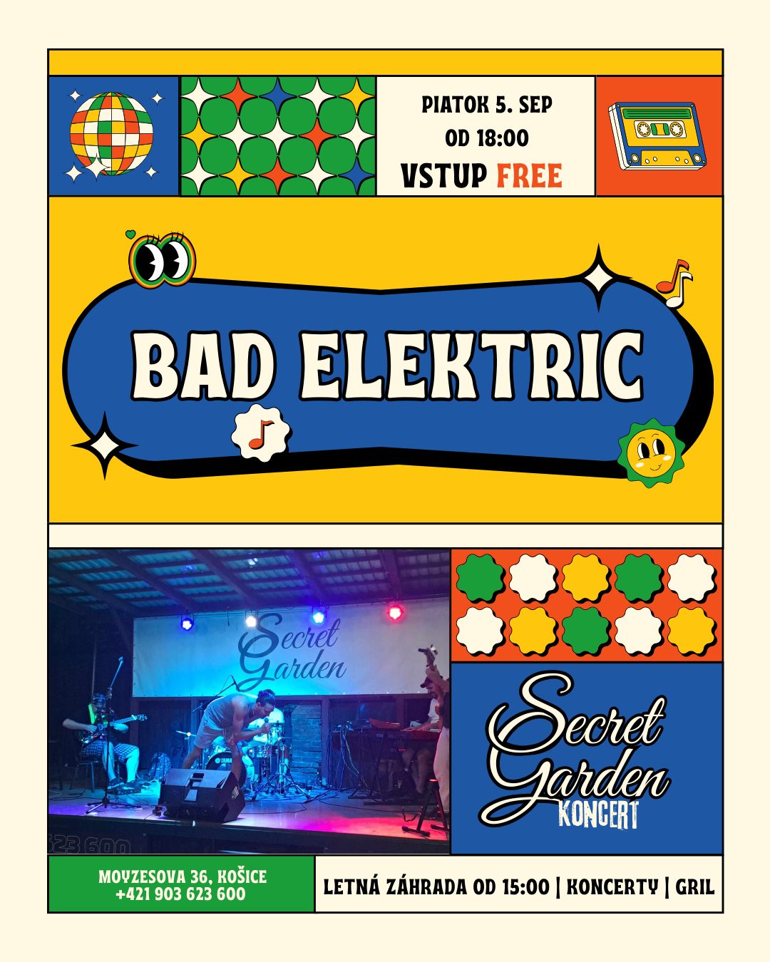 Koncert Bad Elektric (Elektro-hip-hop-punk)