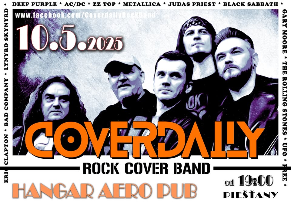 COVERDAILY v Hangar Aero Pube (Piešťany) 10.05.2025