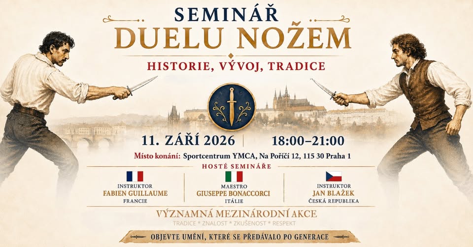 MEZINÁRODNÍ SEMINÁŘ – Duelový šerm nožem 2026