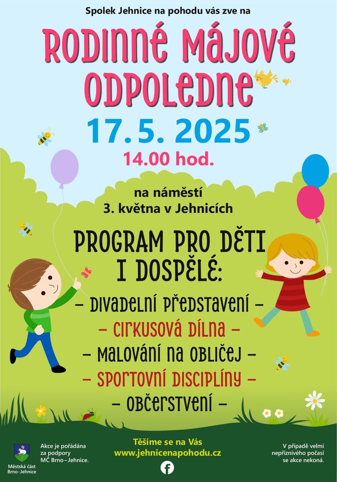 Rodinné májové odpoledne 2025