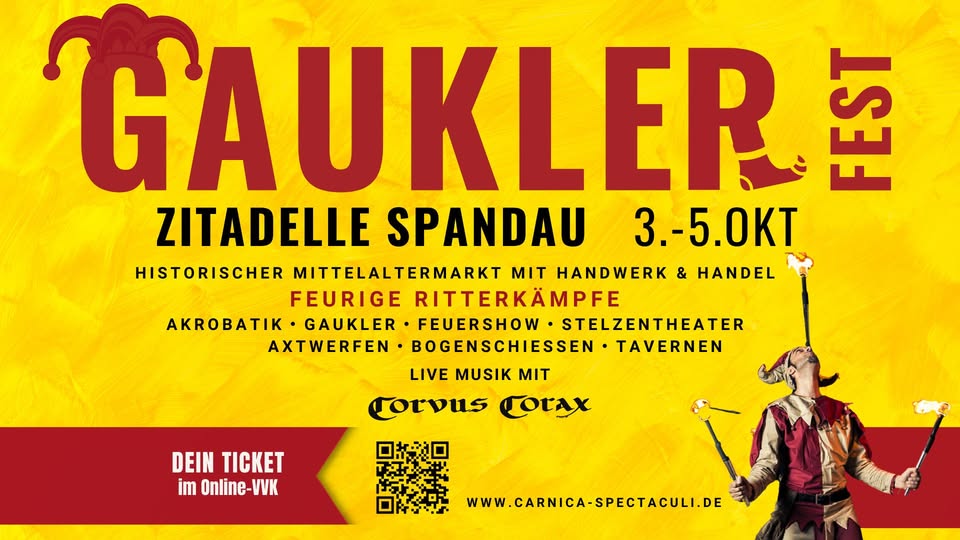 7. GAUKLERFEST in der Zitadelle Spandau