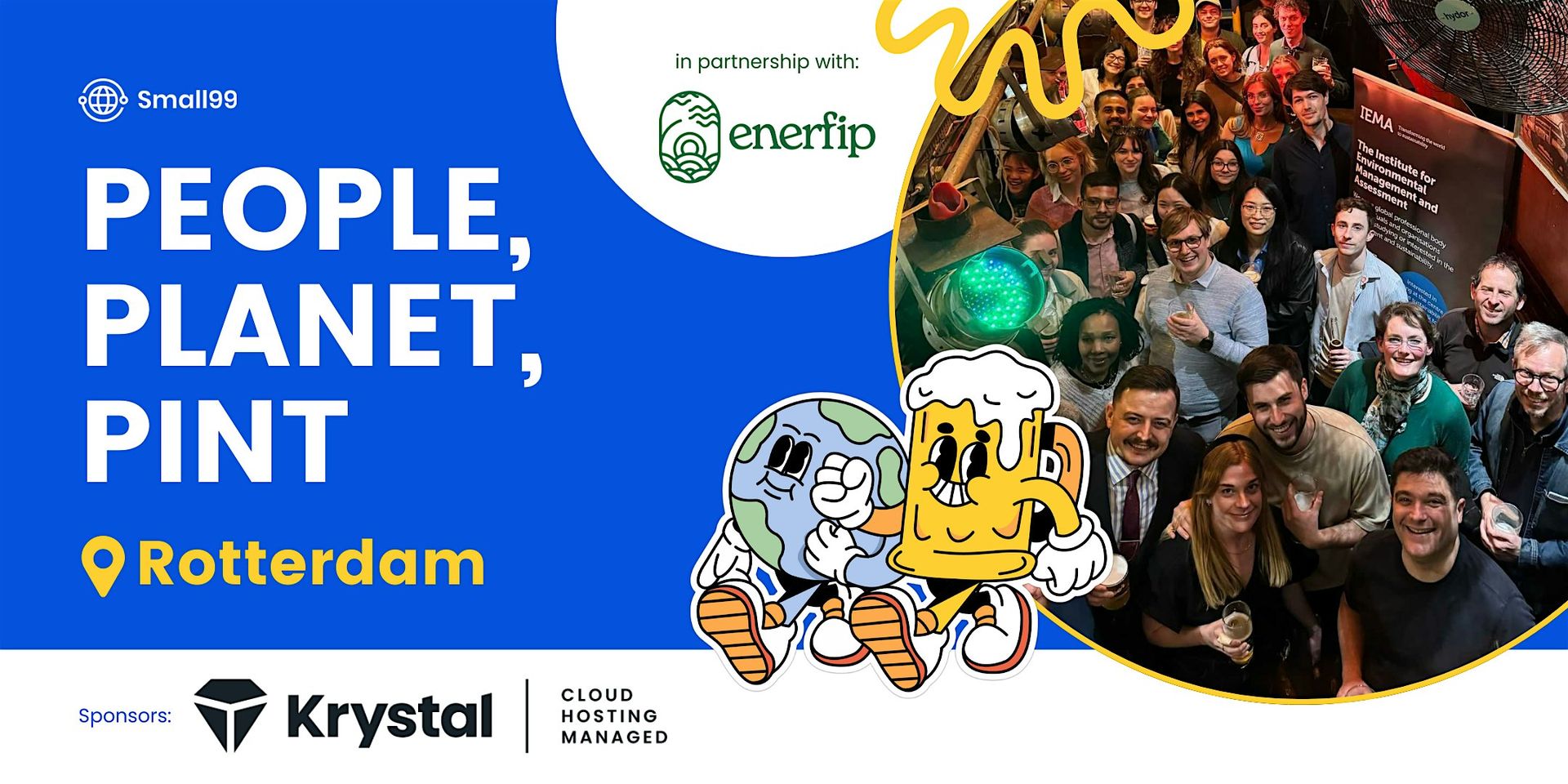 Rotterdam - Small99's People, Planet, Pint™: Sustainability Meetup