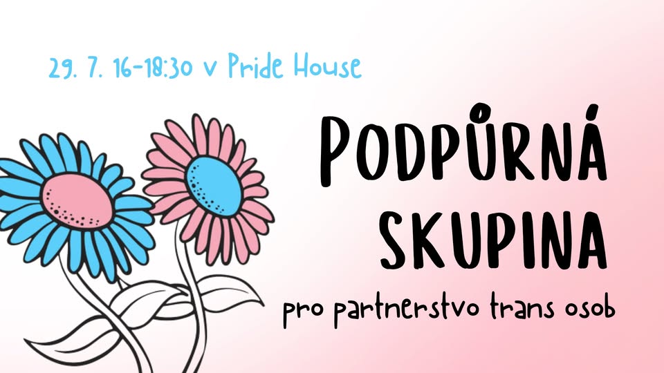 Podpůrná skupina pro partnerstvo trans* osob 🧑‍🤝‍🧑