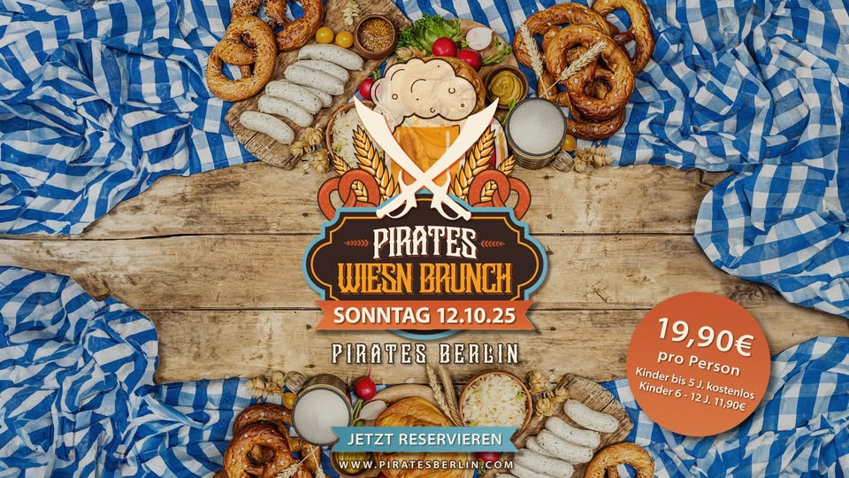 Pirates Wiesn Brunch | Sonntag 12.10.25