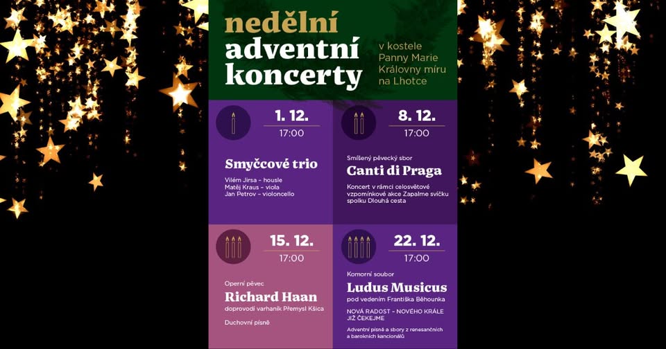 nedělní adventní koncerty