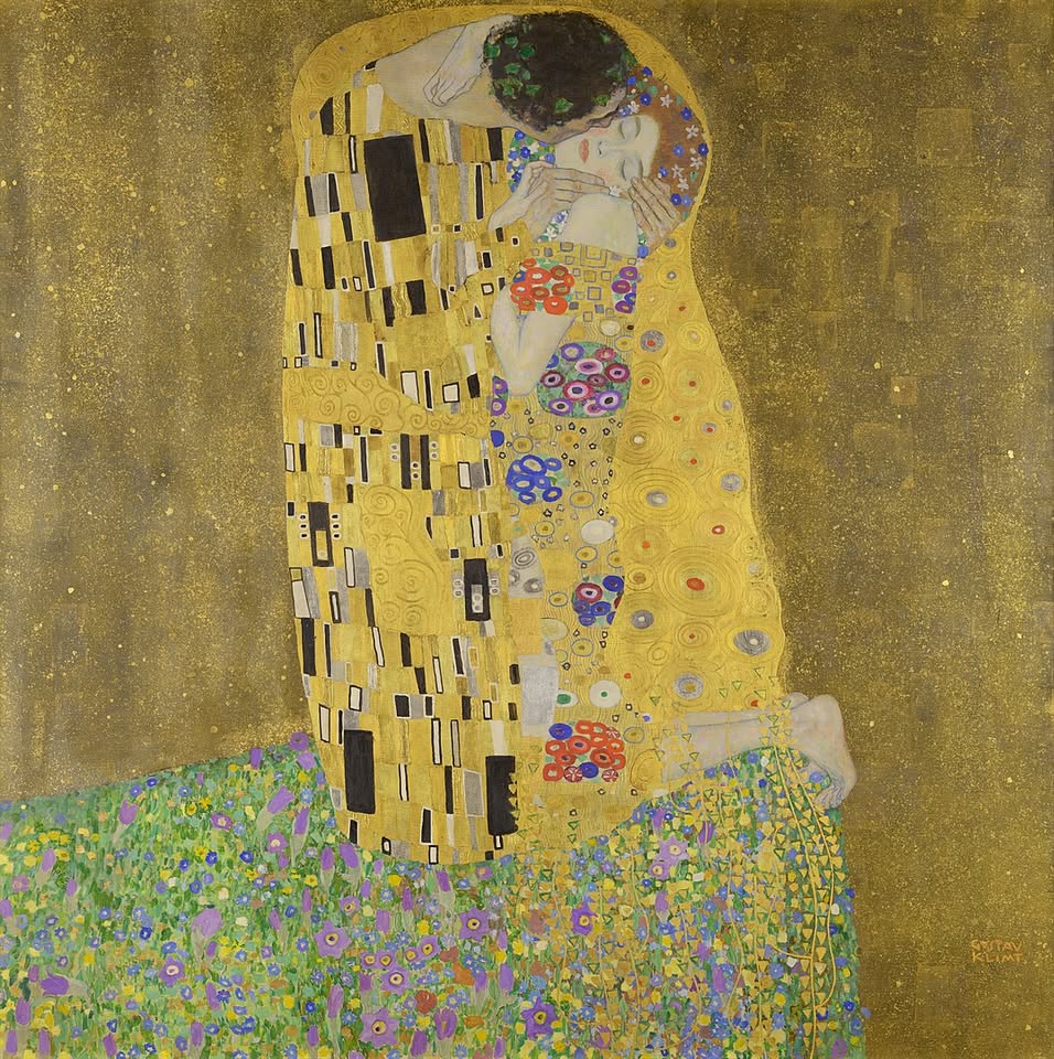 Gustav Klimt: Polibek - výtvarný workshop