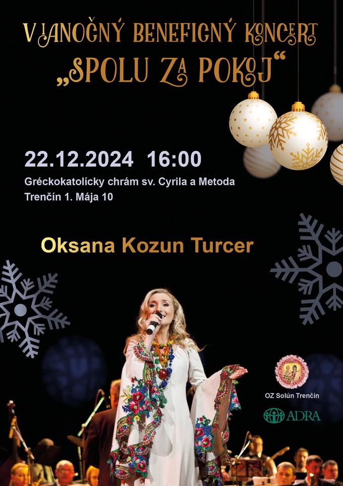 Benefičný koncert "Spolu za pokoj" v Trenčíne