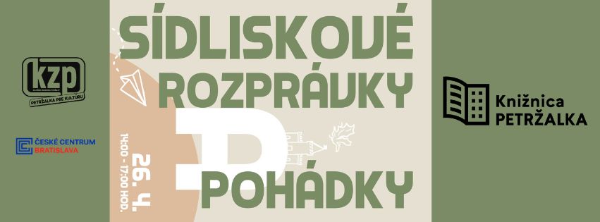 Sídliskové rozprávky a pohádky - rodinné sobotné literárne poobedie