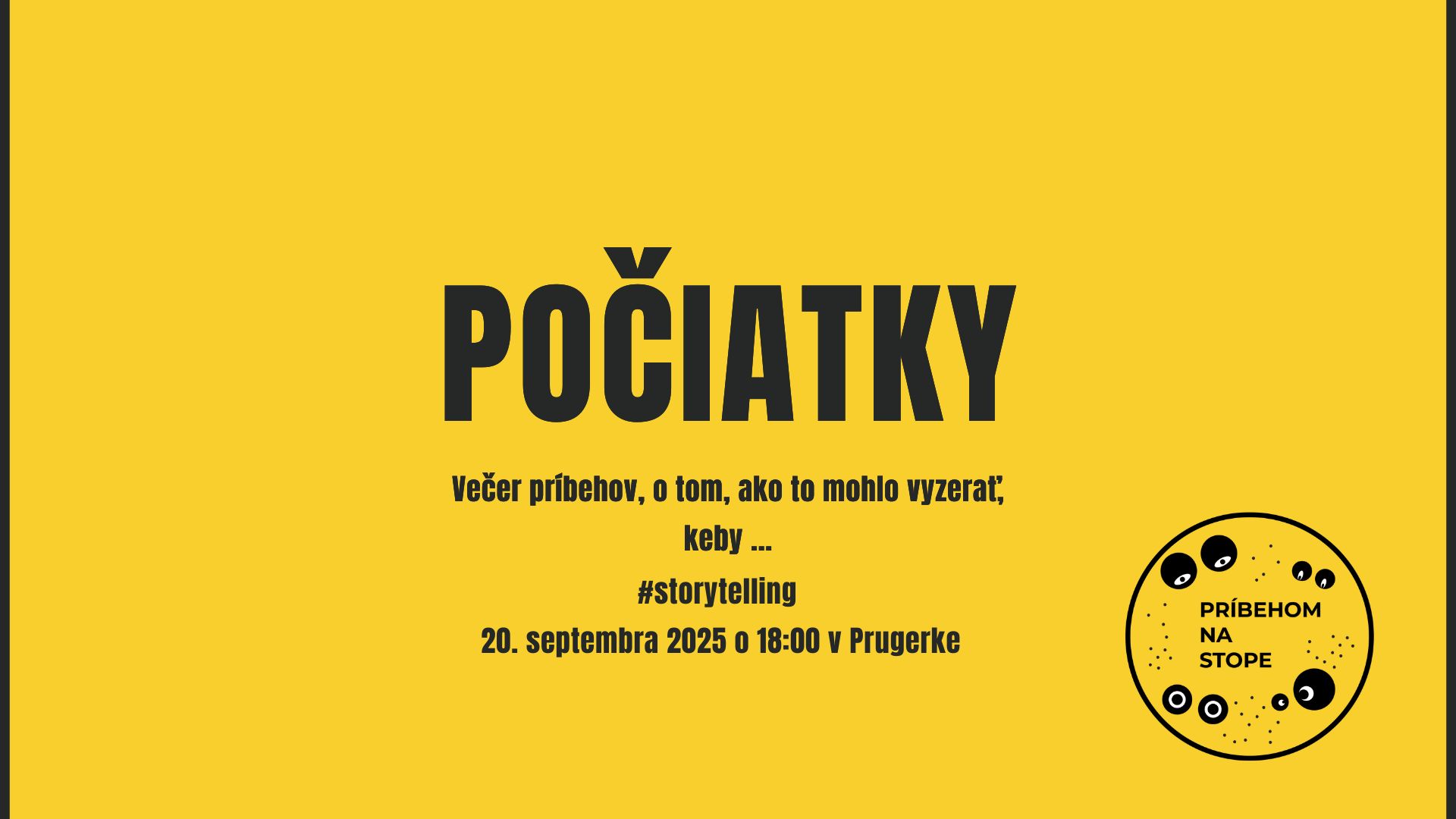 Počiatky / storytellingový večer