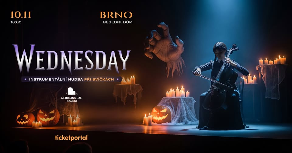 Wednesday: Instrumental Music at Candles Brno 10.11